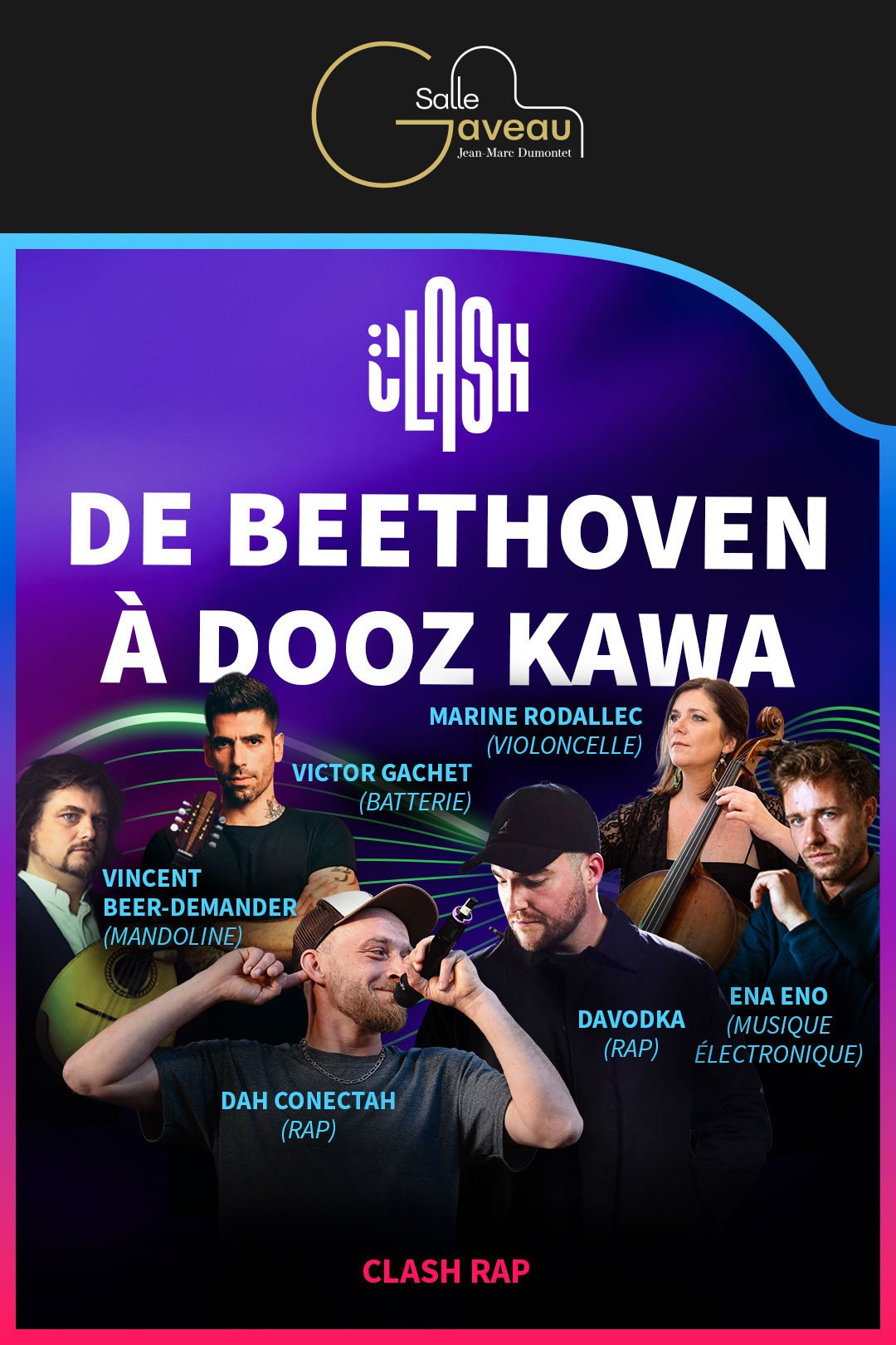 Clash Rap - de Beethoven à Dooz Kawa - Salle Gaveau Paris